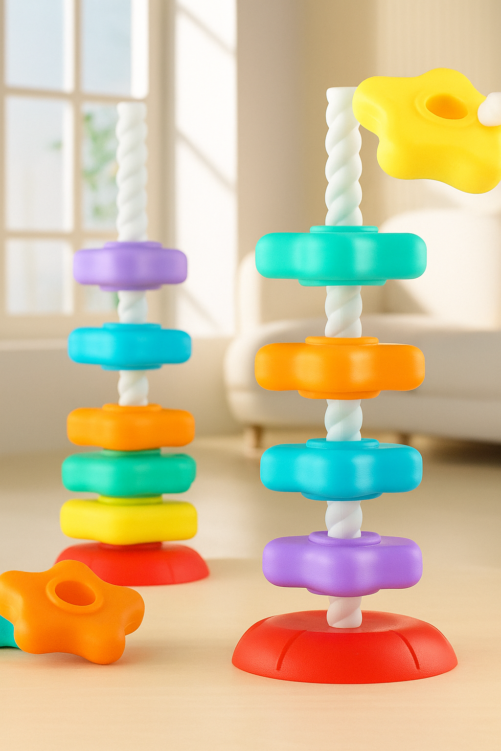 Luceara Regenboog Stapelringen