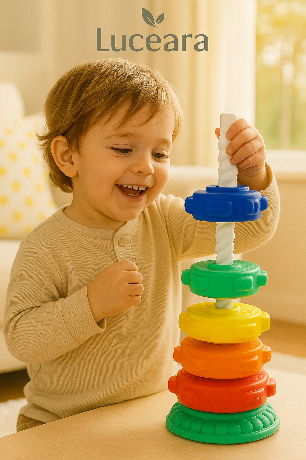 Luceara Regenboog Stapelringen